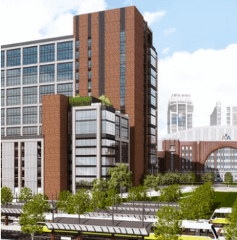 Architect rendering of Victory Commons